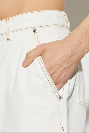 Ami Alexandre Mattiussi Denim shorts with a vintage effect