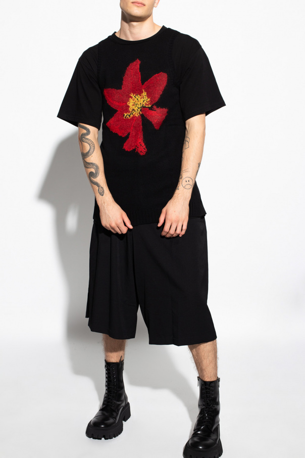 Yohji Yamamoto Wool Floral shorts