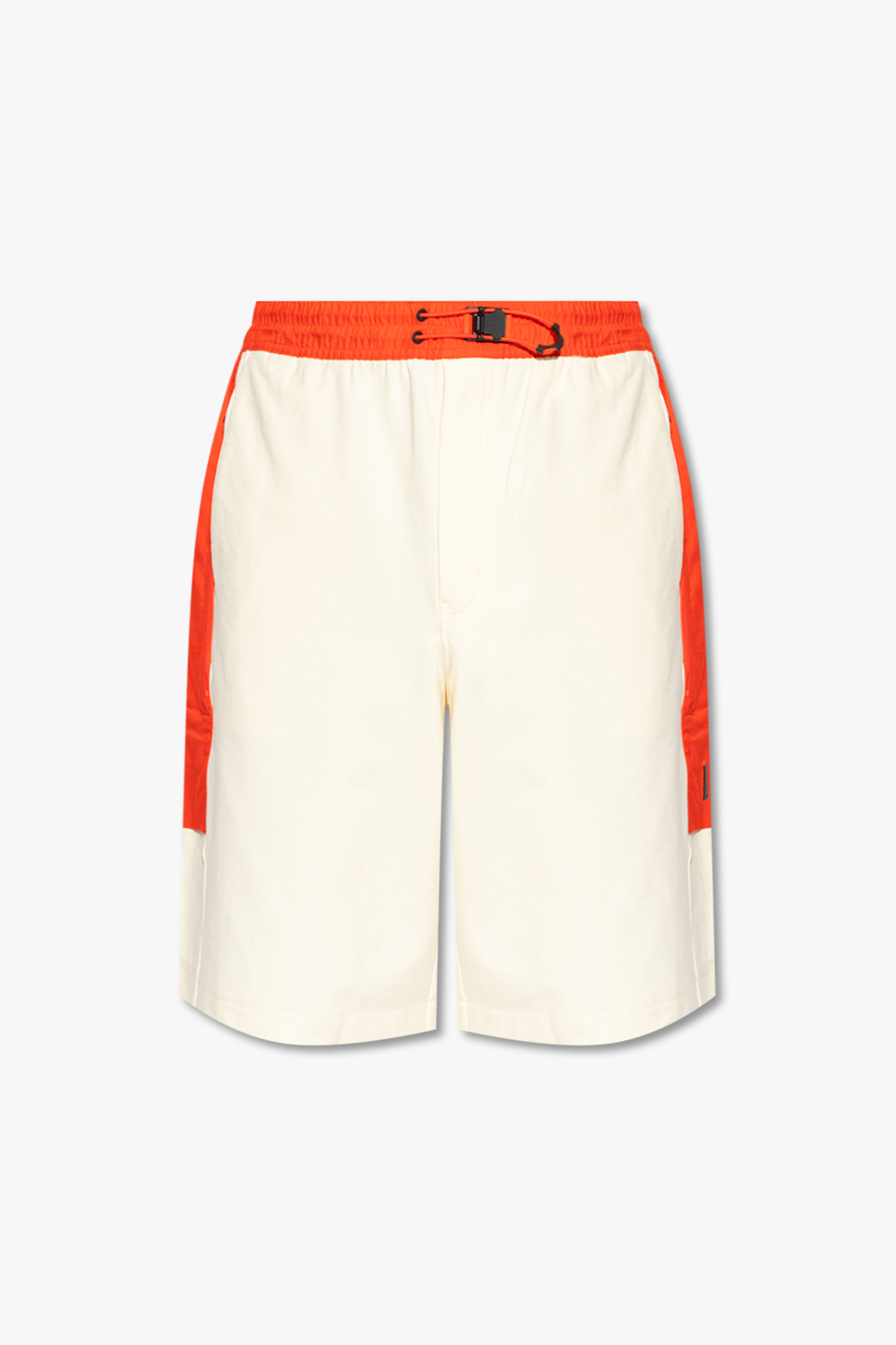 VERSACE JEANS COUTURE PRĄŻKOWANY TOP Shorts with logo