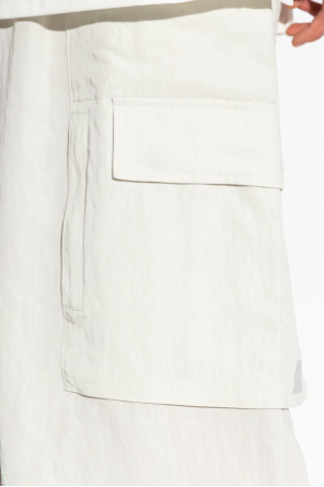 Y-3 Yohji Yamamoto shorts dress with multiple pockets