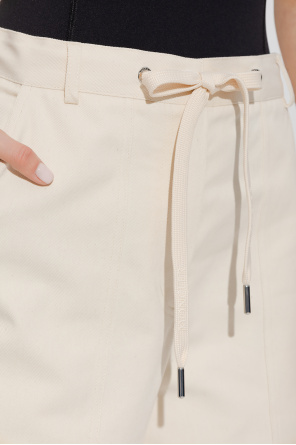 Moncler High-waisted wash shorts