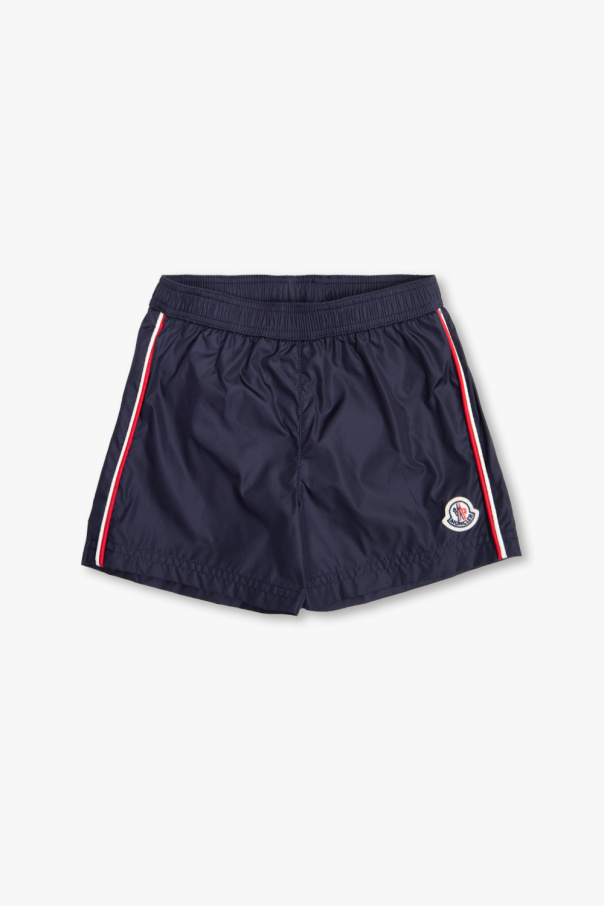Moncler Enfant Swim mauve shorts