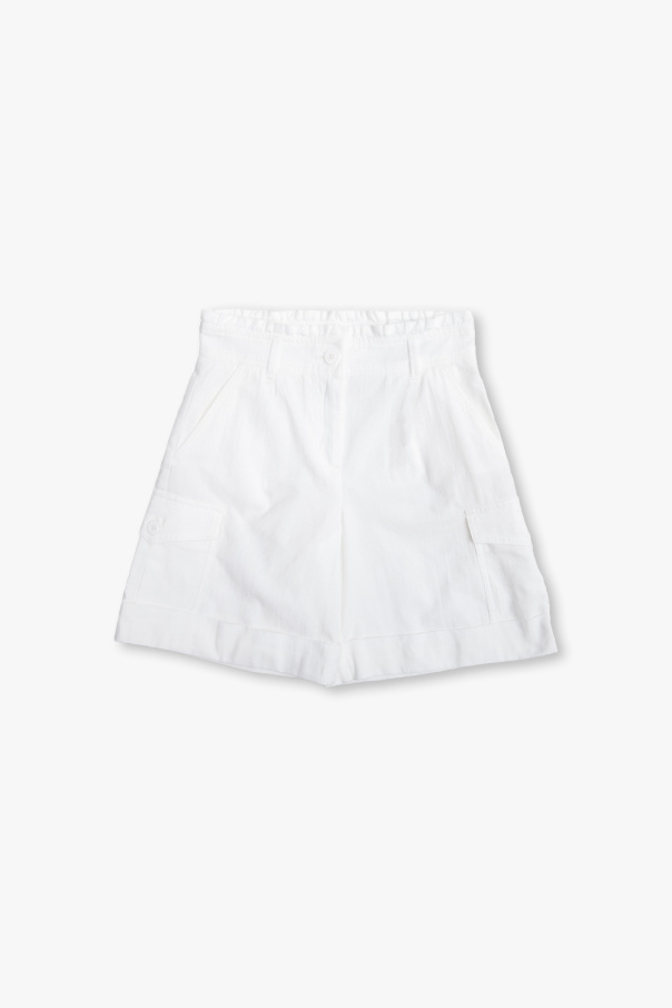 High-waisted shorts od Moncler Enfant