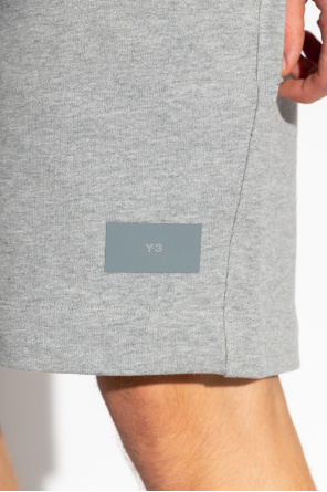 Y-3 Yohji Yamamoto Cotton grenat shorts