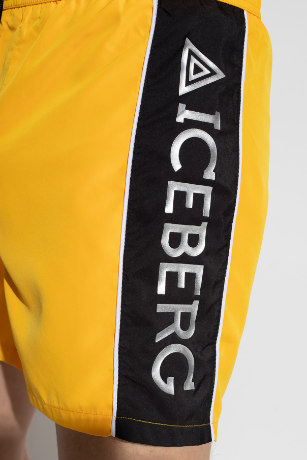 Roberto Cavalli Junior patch-detail track shorts - Black