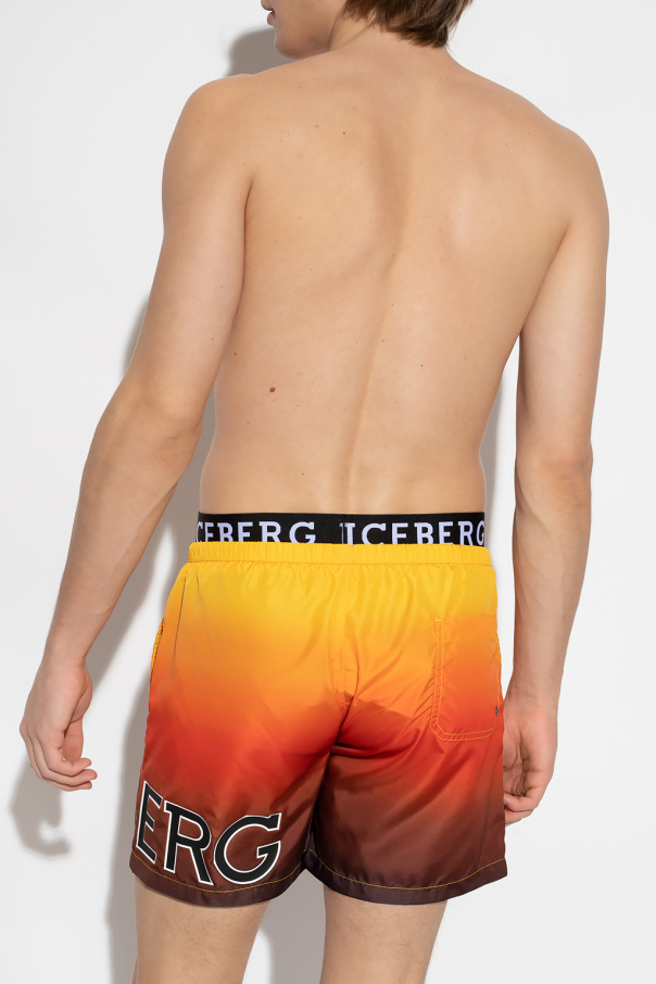 Iceberg Swimming Dress shorts with logo