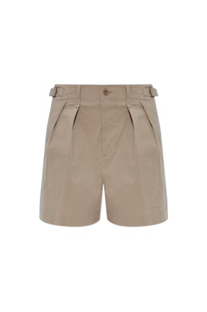Pleated shorts