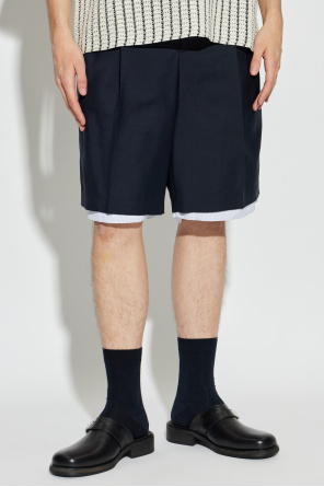 JIL SANDER Wool shorts