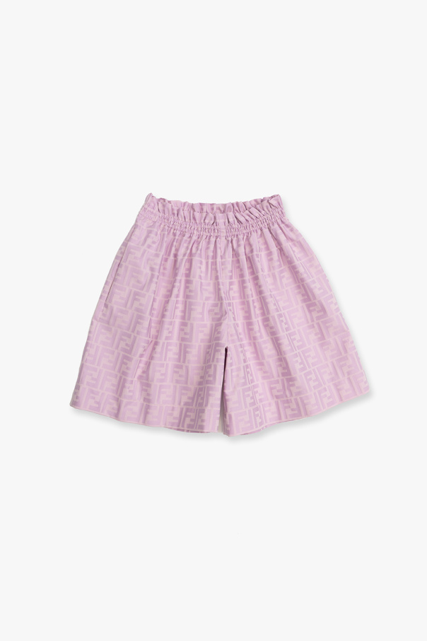 Fendi Kids Monogrammed shorts