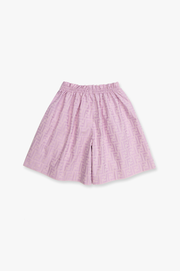 fendi Sandal Kids Monogrammed shorts