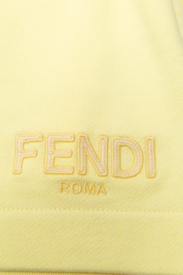 Fendi Kids Shorts with embroidered logo