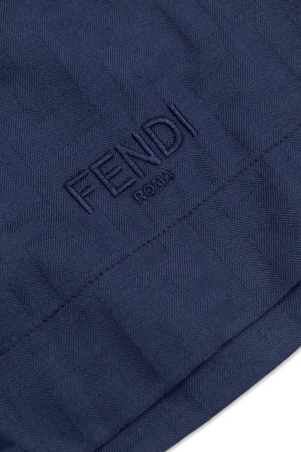 Fendi Kids Logo shorts