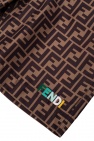 Fendi Kids Fendi FF-logo Snakeskin AirPods Case