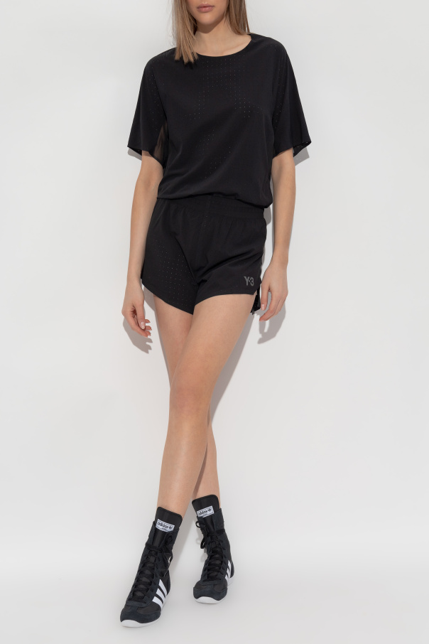 Y-3 Shorts with perforation