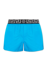 LIU JO paisley-print shirred-waist mini dress Blue