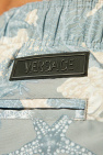 Versace BLUE Swim shorts with `Barocco Sea` pattern