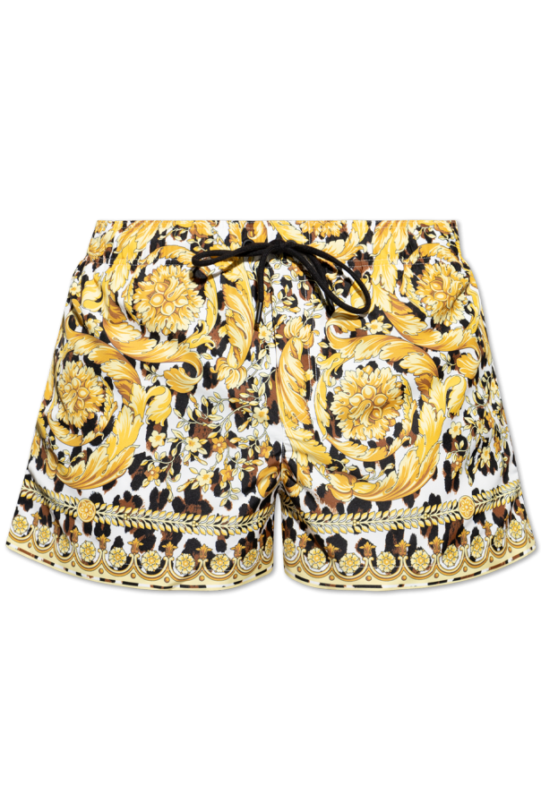 Versace Printed swim trunks