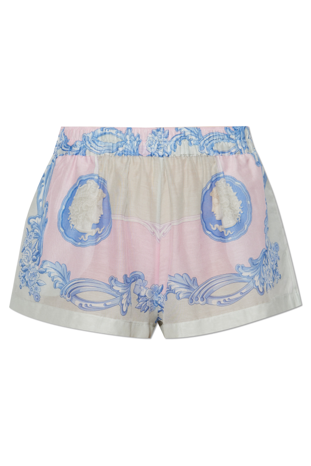Versace Silk-blend shorts