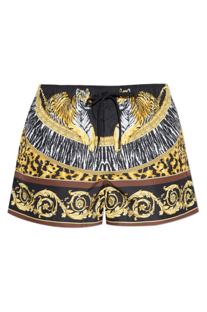 Szorty kąpielowe z nadrukiem od Versace