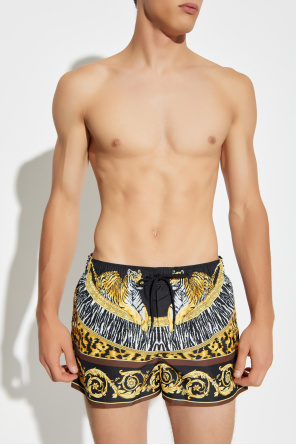 Szorty kąpielowe z nadrukiem od Versace