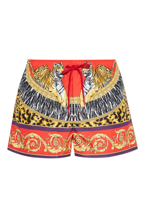 Szorty kąpielowe z nadrukiem od Versace