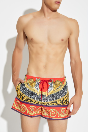 Szorty kąpielowe z nadrukiem od Versace