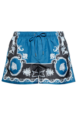 Swim shorts with print