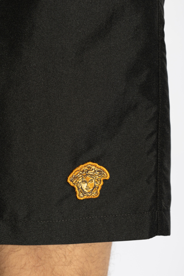 Versace Badeshorts mit Aufnäher