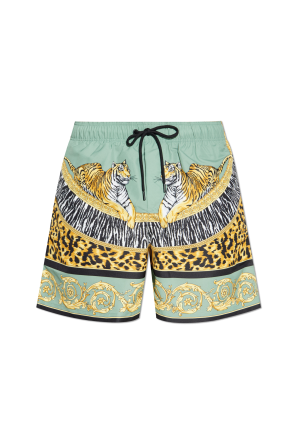Szorty kąpielowe z nadrukiem od Versace
