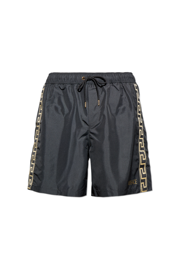 Swim shorts with a characteristic Greek pattern od Versace