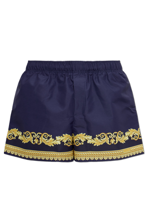Swim shorts with print