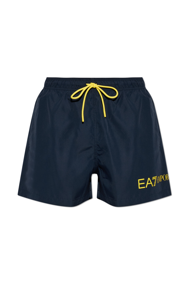 Swim shorts with logo od EA7 Emporio Armani