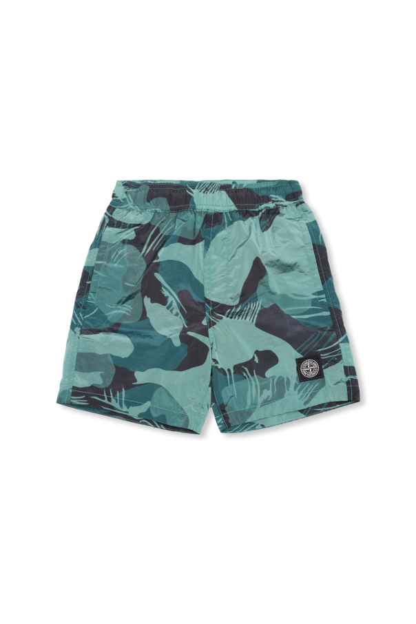 Patterned swim shorts od Stone Island Kids
