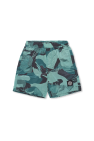 Stone Island Kids GREEN Patterned swim shorts