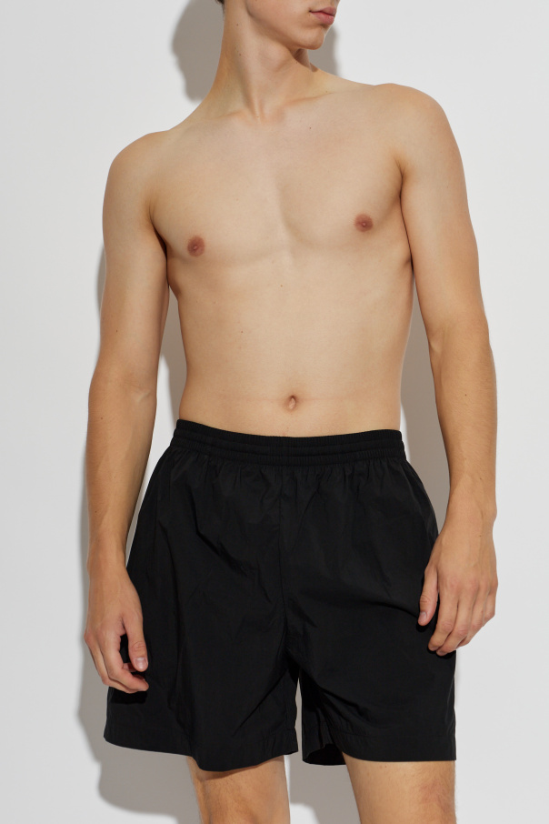 Balenciaga Bañador corto con logo