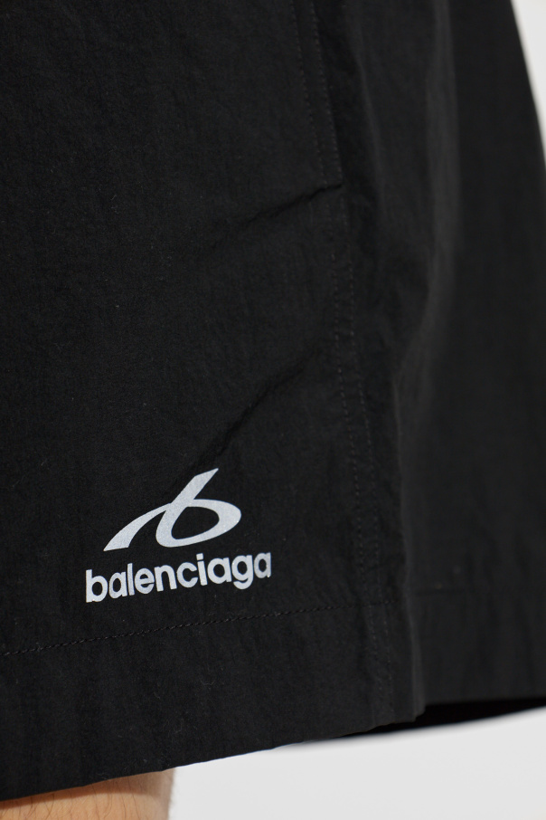 Balenciaga Bañador corto con logo