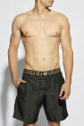Versace BLACK Swim Shorts with Logo