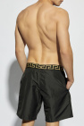 Versace BLACK Swim Shorts with Logo