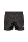 Givenchy BLACK Swim shorts with logo