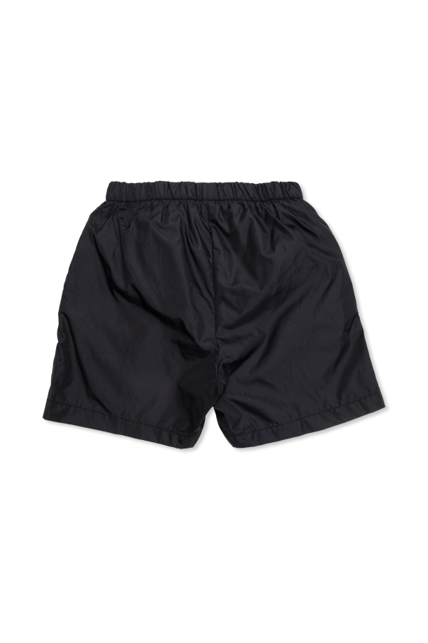 Balmain Kids Bade-Shorts mit Logo
