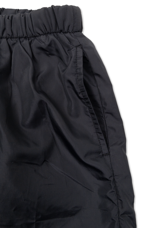 Balmain Kids Bade-Shorts mit Logo