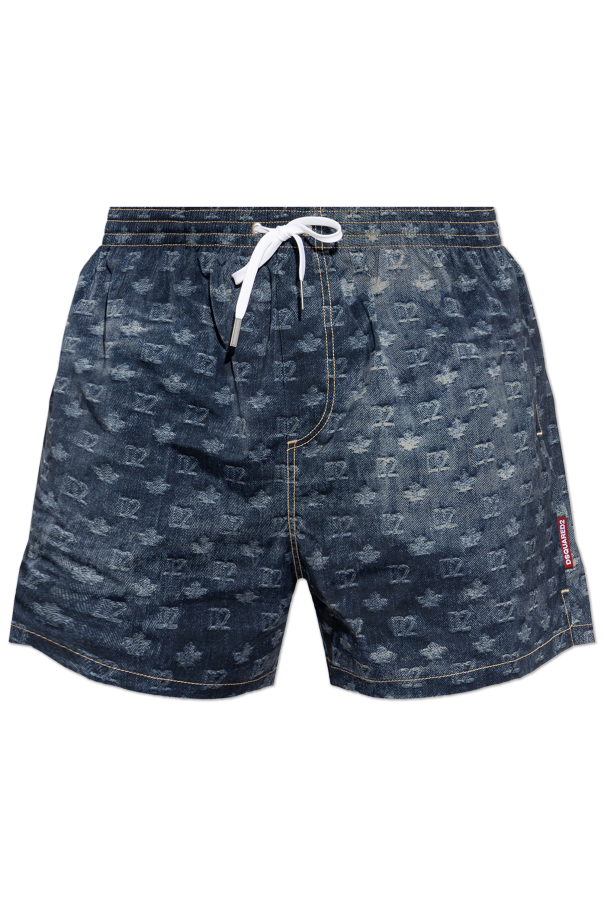 Monogram swim shorts od Dsquared2