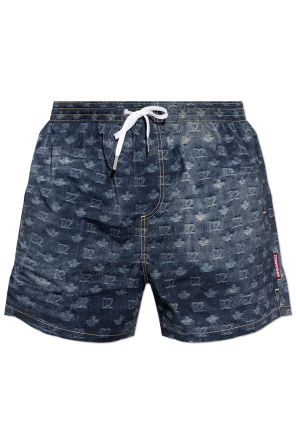Monogram swim shorts