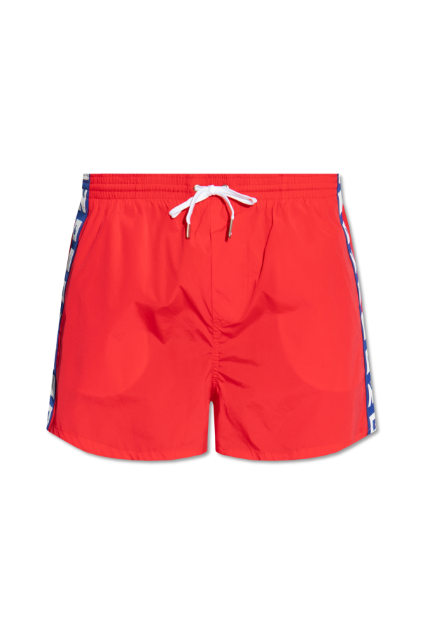 Dsquared2 Swimming v-neck shorts with logo
