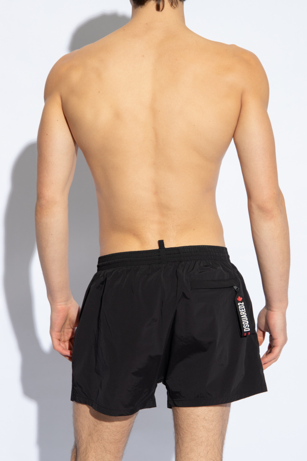 Dsquared2 Swimming logo-embroidered shorts with logo