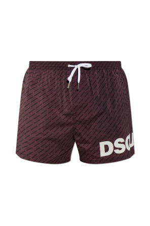 Monogram swim shorts