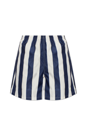 Striped swim shorts