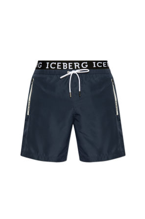 Szorty kąpielowe z logo od Iceberg