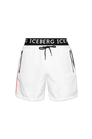 Szorty kąpielowe z logo od Iceberg