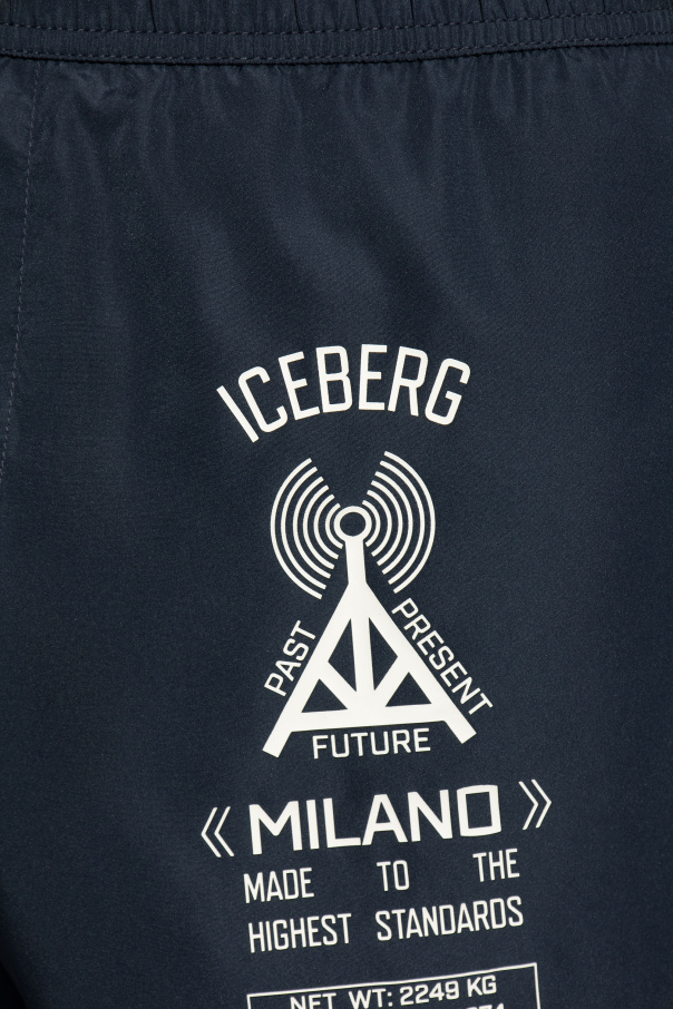 Iceberg Szorty kąpielowe z logo